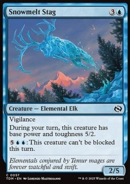 Snowmelt Stag - Tarkir: Dragonstorm (Common) [TDM-57]