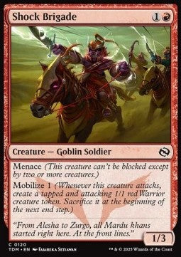 Shock Brigade - Tarkir: Dragonstorm (Common) [TDM-120]