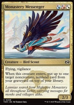 Monastery Messenger - Tarkir: Dragonstorm (Common) [TDM-208]