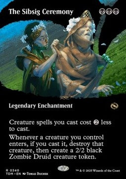 The Sibsig Ceremony - Tarkir: Dragonstorm: Extras (Rare) [XTDM-340]