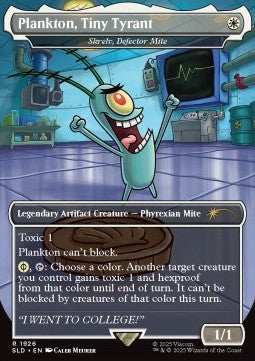 Skrelv, Defector Mite - Secret Lair Drop Series: Our Boss Is on Vacation Superdrop (Rare) [SLDBV-1926]