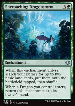 Encroaching Dragonstorm - Tarkir: Dragonstorm (Uncommon) [TDM-142]