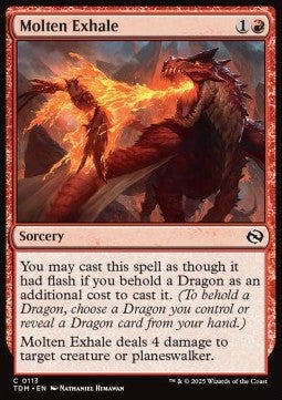 Molten Exhale - Tarkir: Dragonstorm (Common) [TDM-113]
