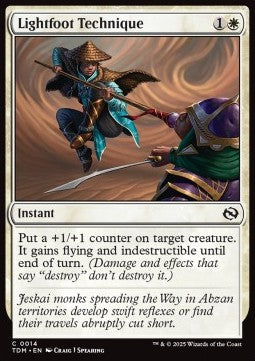 Lightfoot Technique - Tarkir: Dragonstorm (Common) [TDM-14]