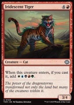 Iridescent Tiger - Tarkir: Dragonstorm (Uncommon) [TDM-109]