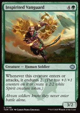 Inspirited Vanguard - Tarkir: Dragonstorm (Uncommon) [TDM-146]