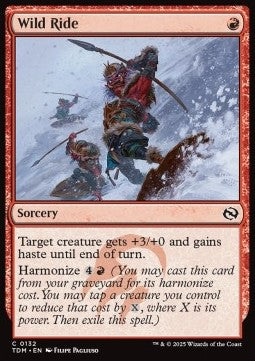 Wild Ride - Tarkir: Dragonstorm (Common) [TDM-132]