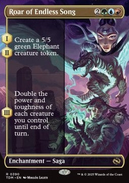 Roar of Endless Song - Tarkir: Dragonstorm: Extras (Rare) [XTDM-390]