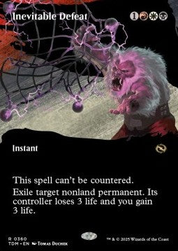 Inevitable Defeat - Tarkir: Dragonstorm: Extras (Rare) [XTDM-360]