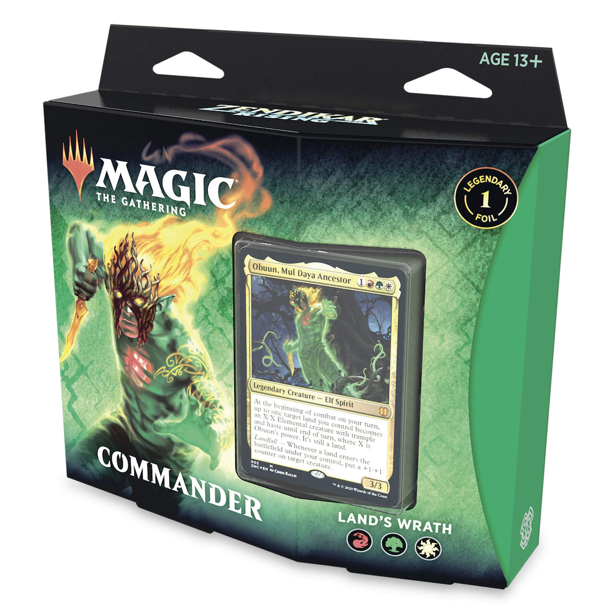 MTG - Zendikar Rising Commander Deck Land's Wrath
