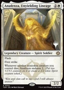 Anafenza, Unyielding Lineage (V.2) - Tarkir: Dragonstorm: Promos (Rare) [PTDM-2]