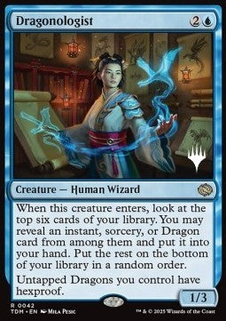 Dragonologist (V.2) - Tarkir: Dragonstorm: Promos (Rare) [PTDM-42]