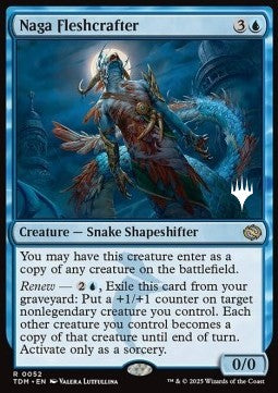 Naga Fleshcrafter (V.2) - Tarkir: Dragonstorm: Promos (Rare) [PTDM-52]