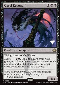 Qarsi Revenant (V.2) - Tarkir: Dragonstorm: Promos (Rare) [PTDM-86]
