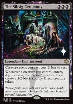The Sibsig Ceremony (V.2) - Tarkir: Dragonstorm: Promos (Rare) [PTDM-91]