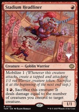 Stadium Headliner (V.2) - Tarkir: Dragonstorm: Promos (Rare) [PTDM-122]