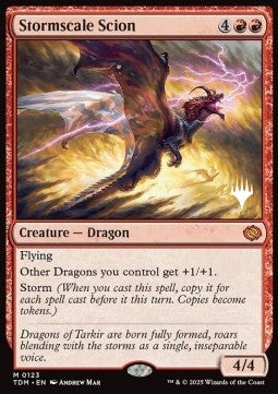 Stormscale Scion (V.2) - Tarkir: Dragonstorm: Promos (Mythic) [PTDM-123]