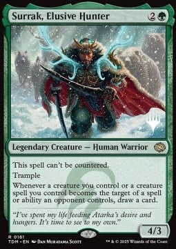 Surrak, Elusive Hunter (V.2) - Tarkir: Dragonstorm: Promos (Rare) [PTDM-161]
