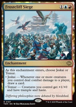 Frostcliff Siege (V.2) - Tarkir: Dragonstorm: Promos (Rare) [PTDM-187]