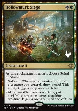 Hollowmurk Siege (V.2) - Tarkir: Dragonstorm: Promos (Rare) [PTDM-192]
