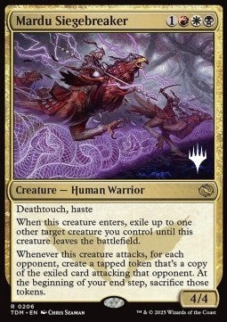 Mardu Siegebreaker (V.2) - Tarkir: Dragonstorm: Promos (Rare) [PTDM-206]