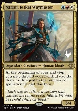 Narset, Jeskai Waymaster (V.2) - Tarkir: Dragonstorm: Promos (Rare) [PTDM-209]