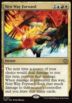 New Way Forward (V.2) - Tarkir: Dragonstorm: Promos (Rare) [PTDM-211]