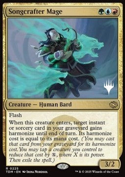 Songcrafter Mage (V.2) - Tarkir: Dragonstorm: Promos (Rare) [PTDM-225]