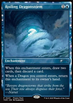 Roiling Dragonstorm - Tarkir: Dragonstorm: Promos (Uncommon) [PTDM-421]