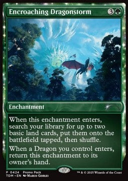 Encroaching Dragonstorm - Tarkir: Dragonstorm: Promos (Uncommon) [PTDM-424]