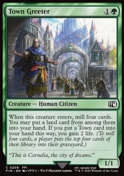 Town Greeter - Magic: The Gathering - FINAL FANTASY (Common) [FIN-209]