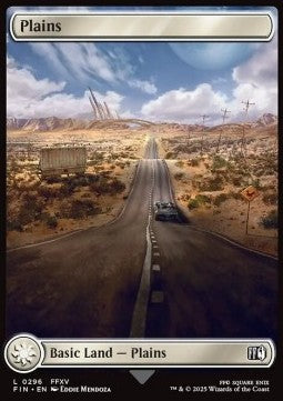 Plains (V.3) - Magic: The Gathering - FINAL FANTASY (Land) [FIN-296]