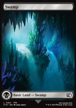 Swamp (V.2) - Magic: The Gathering - FINAL FANTASY (Land) [FIN-301]
