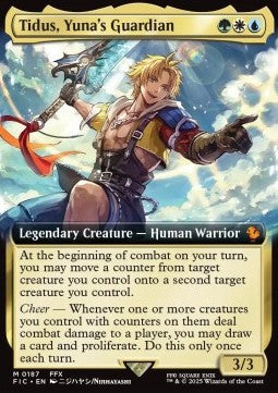 Tidus, Yuna's Guardian (V.1) - Commander: Magic: The Gathering - FINAL FANTASY: Extras (Mythic) [XFIC-187]