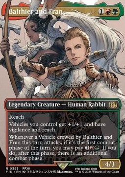Balthier and Fran (V.2) - Magic: The Gathering - FINAL FANTASY: Extras (Rare) [XFIN-393]
