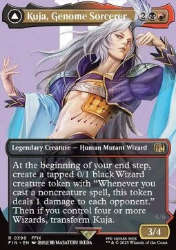 Kuja, Genome Sorcerer // Trance Kuja, Fate Defied (V.1) - Magic: The Gathering - FINAL FANTASY: Extras (Rare) [XFIN-399]