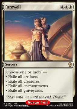 Farewell - Commander: Magic: The Gathering - FINAL FANTASY: Collector's Edition (Rare) [CFIC-242]