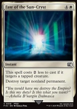 Fate of the Sun-Cryst - Magic: The Gathering - FINAL FANTASY (Common) [FIN-19]