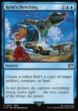 Relm's Sketching - Magic: The Gathering - FINAL FANTASY (Uncommon) [FIN-67]