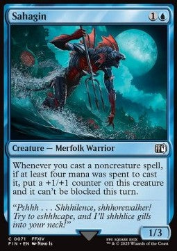 Sahagin - Magic: The Gathering - FINAL FANTASY (Common) [FIN-71]