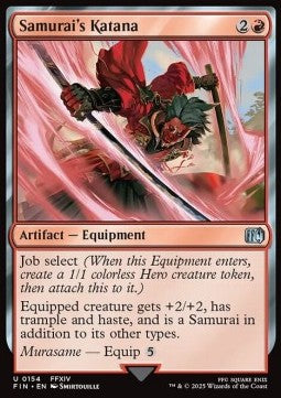 Samurai's Katana - Magic: The Gathering - FINAL FANTASY (Uncommon) [FIN-154]