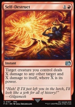 Self-Destruct - Magic: The Gathering - FINAL FANTASY (Uncommon) [FIN-157]