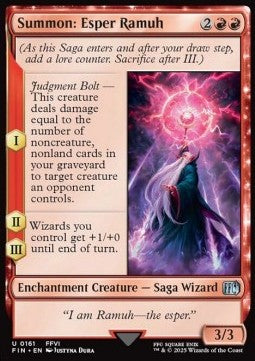 Summon: Esper Ramuh - Magic: The Gathering - FINAL FANTASY (Uncommon) [FIN-161]