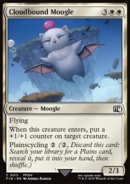 Cloudbound Moogle - Magic: The Gathering - FINAL FANTASY (Common) [FIN-11]