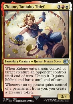 Zidane, Tantalus Thief - Magic: The Gathering - FINAL FANTASY (Uncommon) [FIN-251]