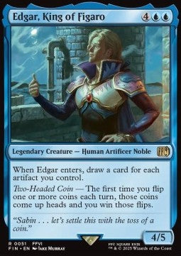 Edgar, King of Figaro - Magic: The Gathering - FINAL FANTASY (Rare) [FIN-51]