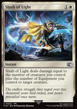 Slash of Light - Magic: The Gathering - FINAL FANTASY (Common) [FIN-32]