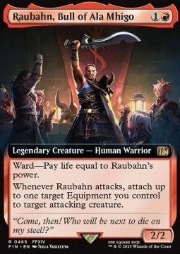 Raubahn, Bull of Ala Mhigo (V.2) - Magic: The Gathering - FINAL FANTASY: Extras (Rare) [XFIN-465]