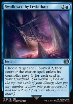 Swallowed by Leviathan - Magic: The Gathering - FINAL FANTASY (Uncommon) [FIN-79]