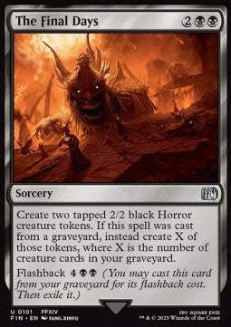 The Final Days - Magic: The Gathering - FINAL FANTASY (Uncommon) [FIN-101]